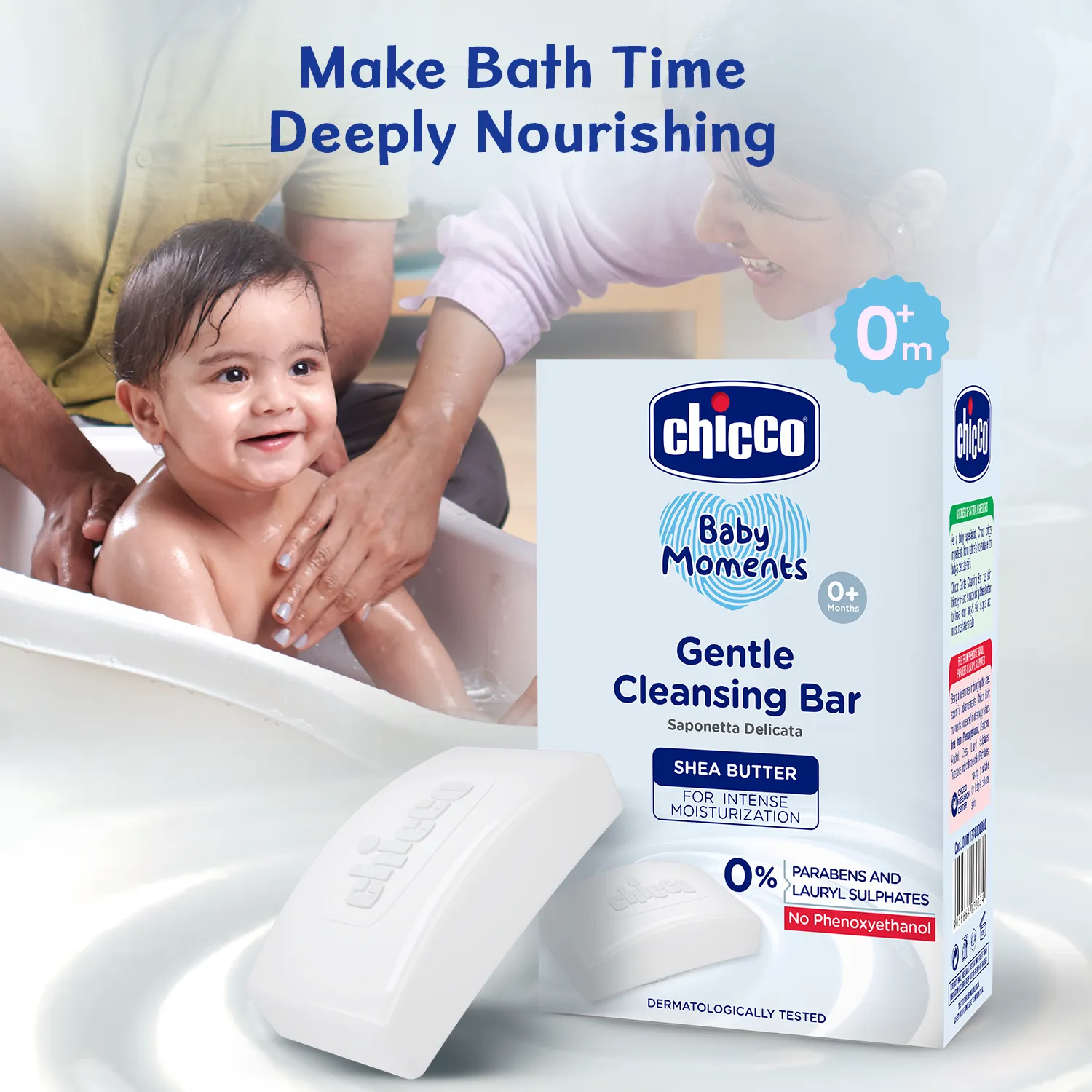 Chicco Baby Moments Gentle Cleansing Bar - Image 2