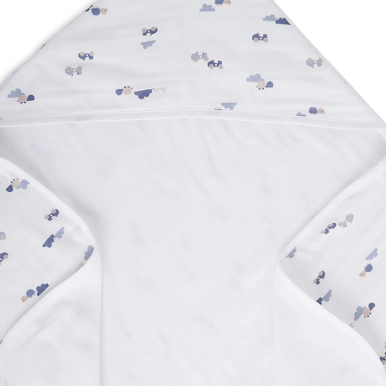 Chicco Boys White Woven Bathwrap - Image 4