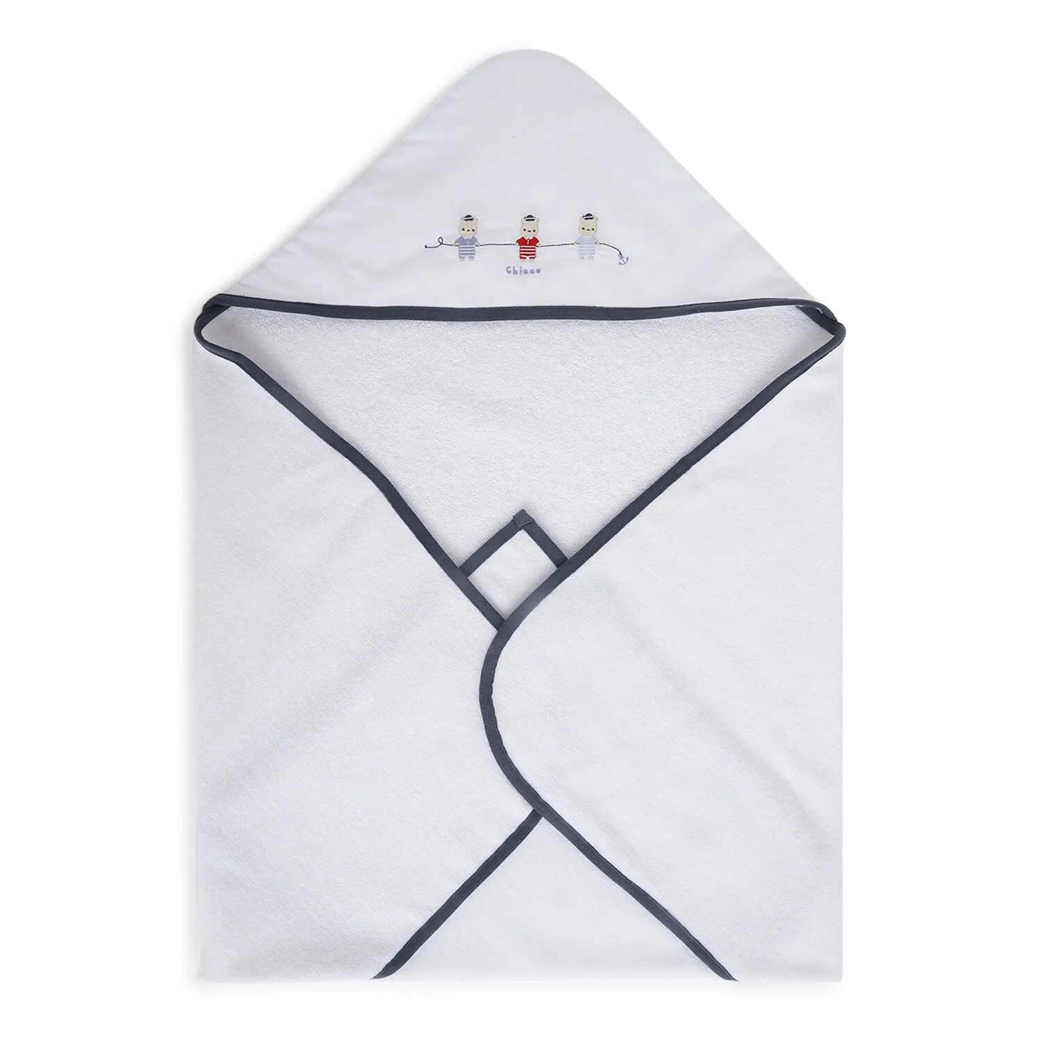 Chicco Boys White Woven Bathwrap - Image 9