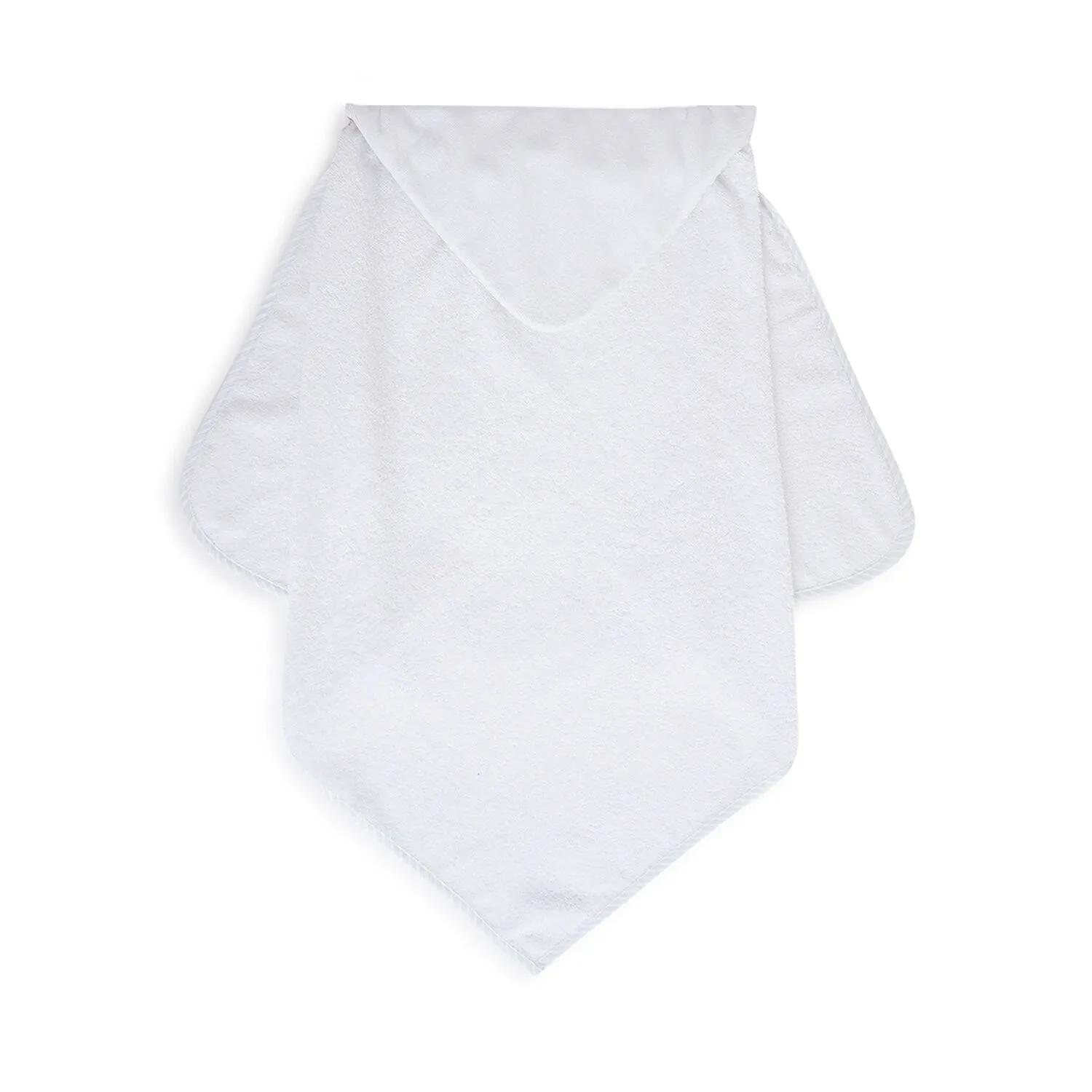 Chicco Boys White and Light Blue Woven Bathwrap - Image 2
