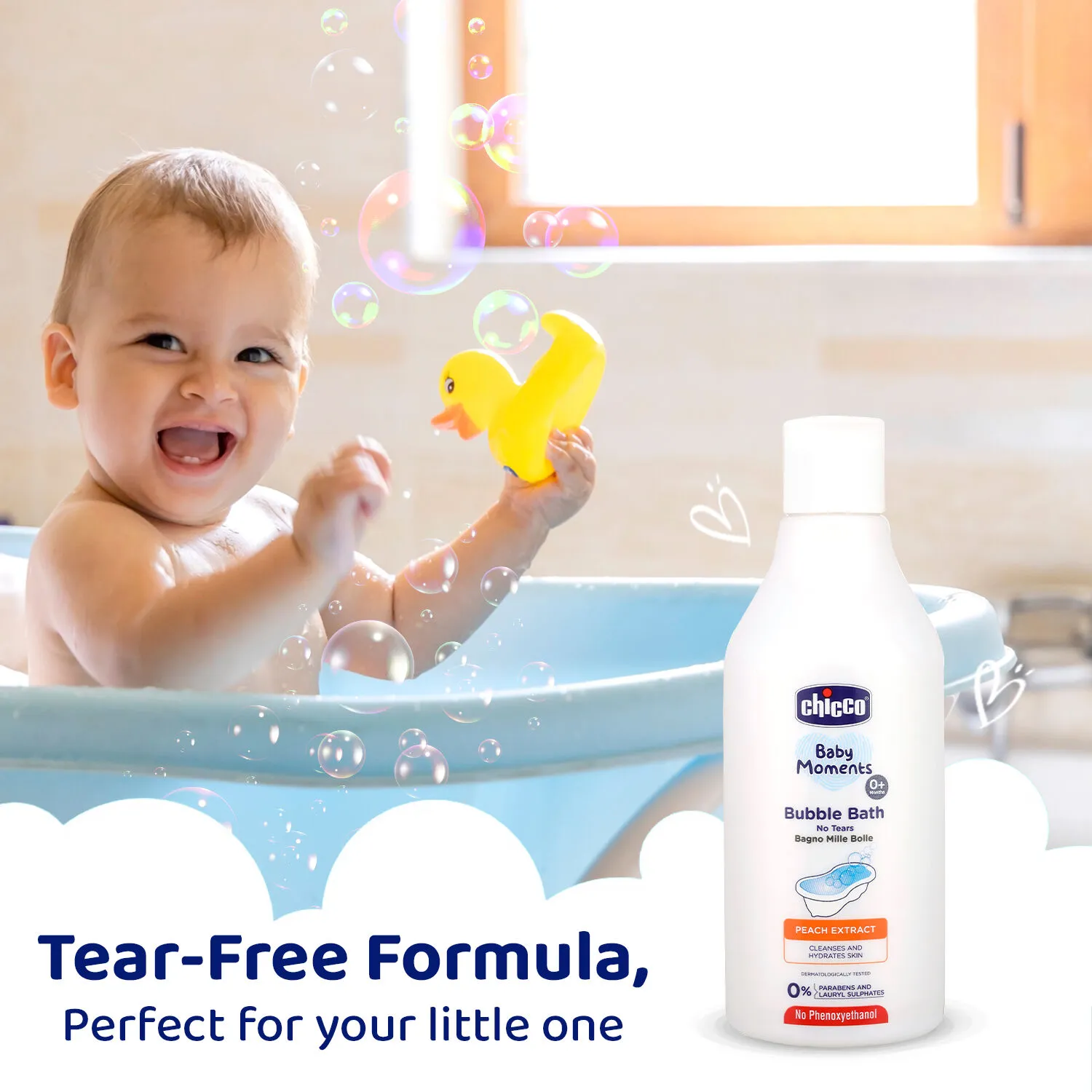 Chicco Bubble Bath with Peach Extracts - Image 4