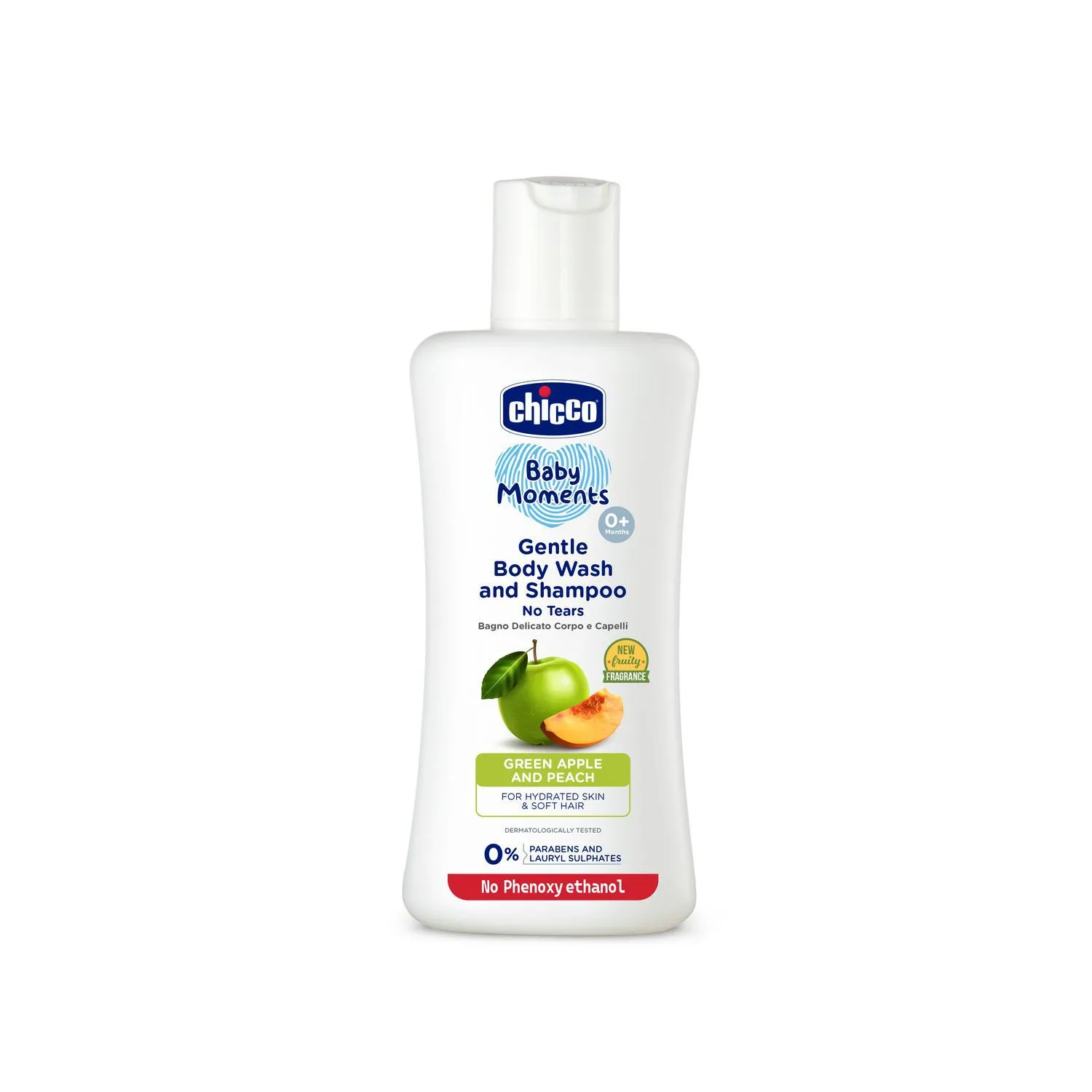 Chicco Gentle Bodywash & Shampoo Green Apple