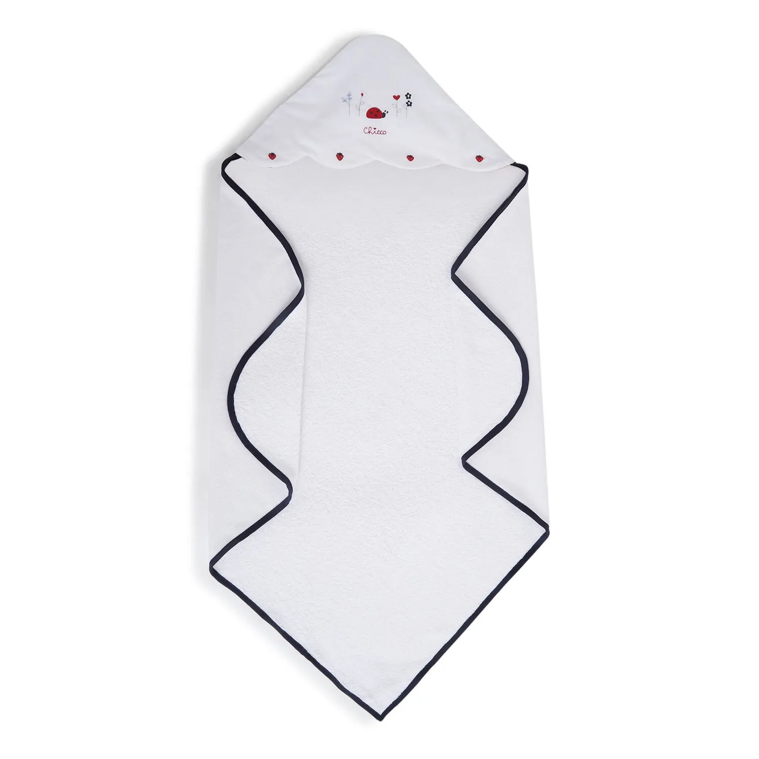 Chicco Girls White Woven Bathwrap Chicco Girls White Woven Bathwrap-Pack Size-One-size