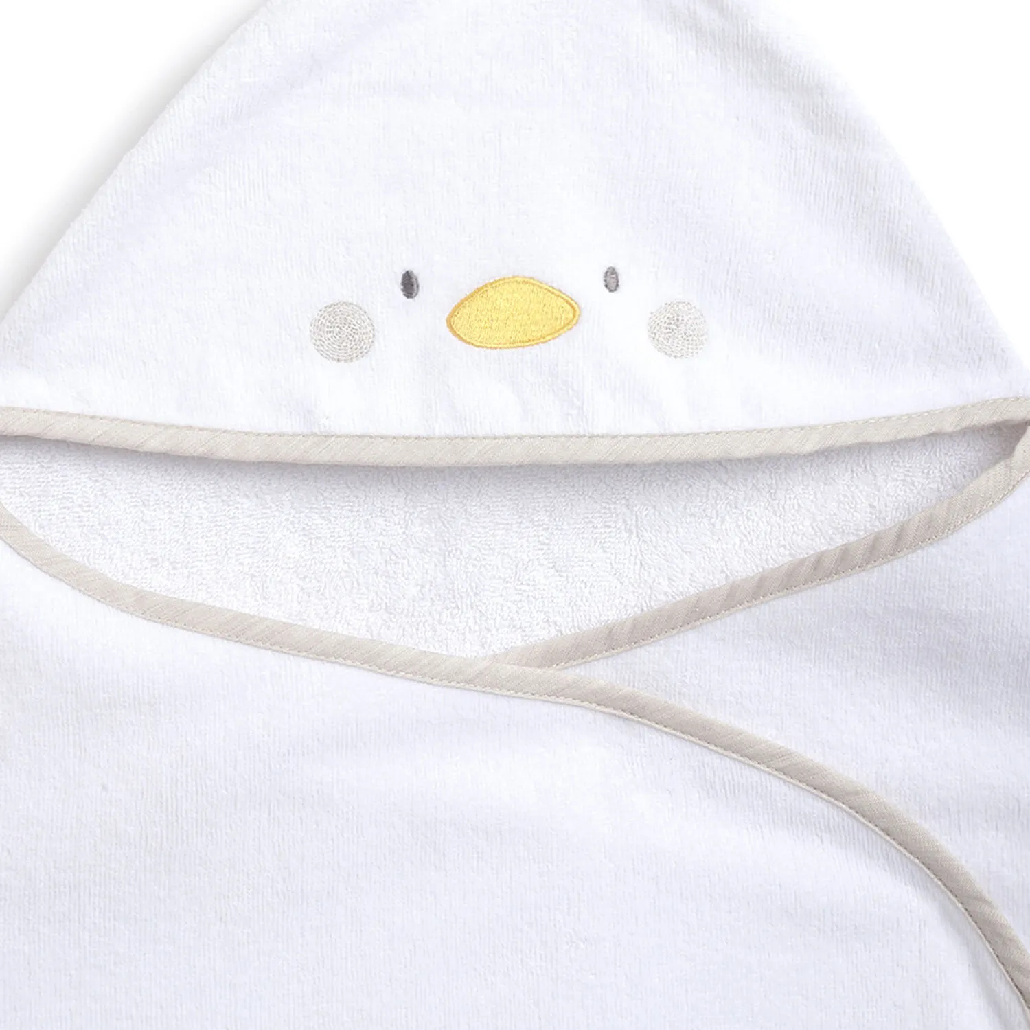 Chicco Infants White Woven Bathwrap - Image 3