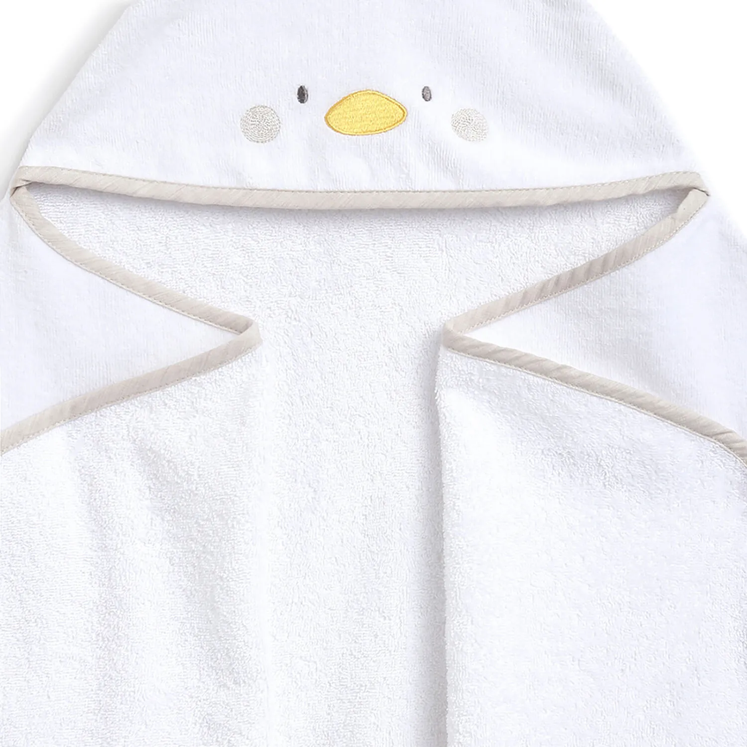 Chicco Infants White Woven Bathwrap - Image 4