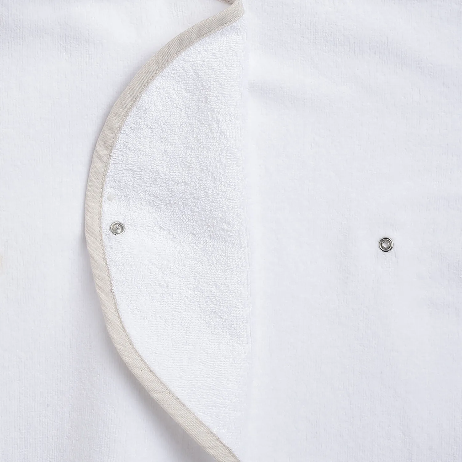 Chicco Infants White Woven Bathwrap - Image 5