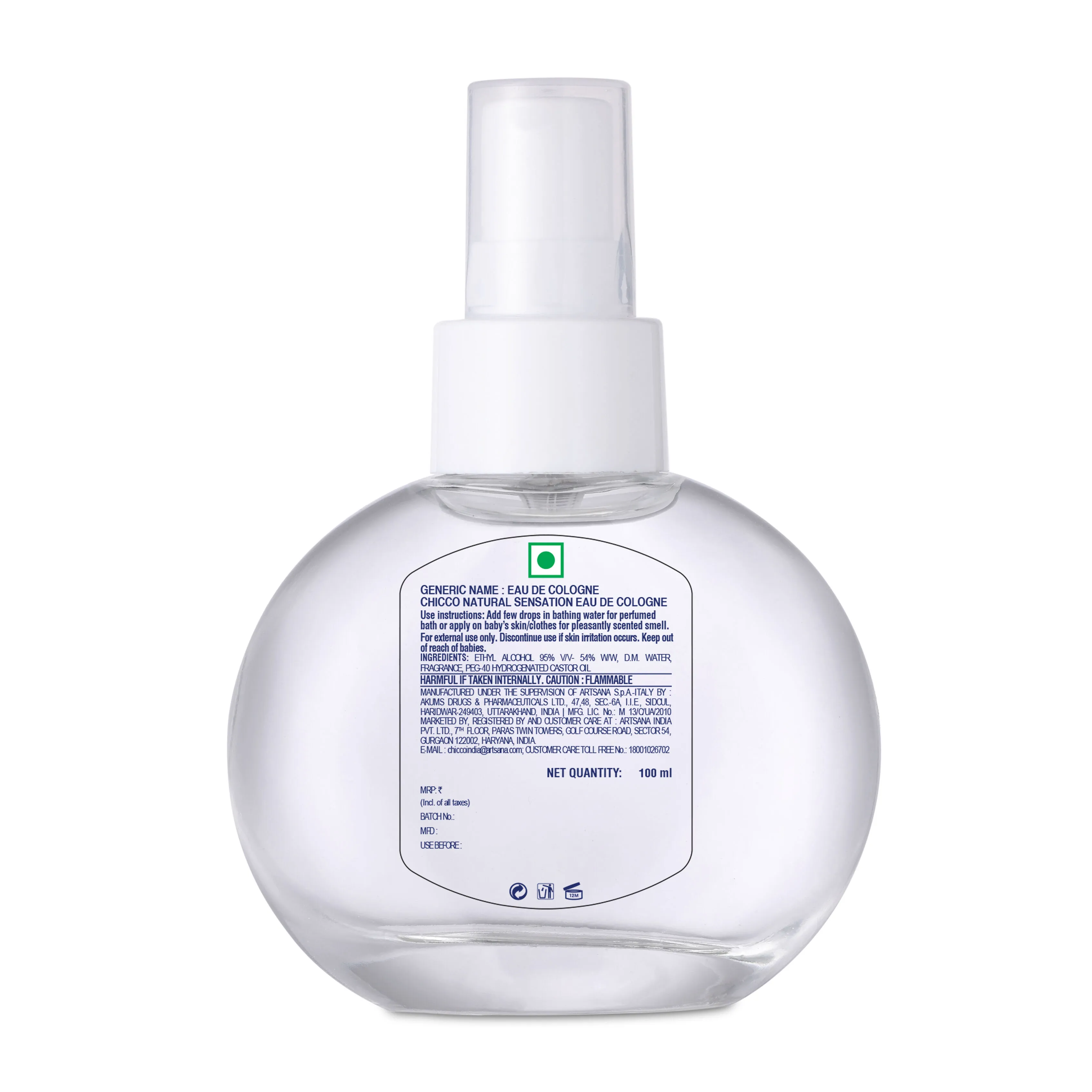 Chicco Natural Sensation Eau De Cologne - Image 2