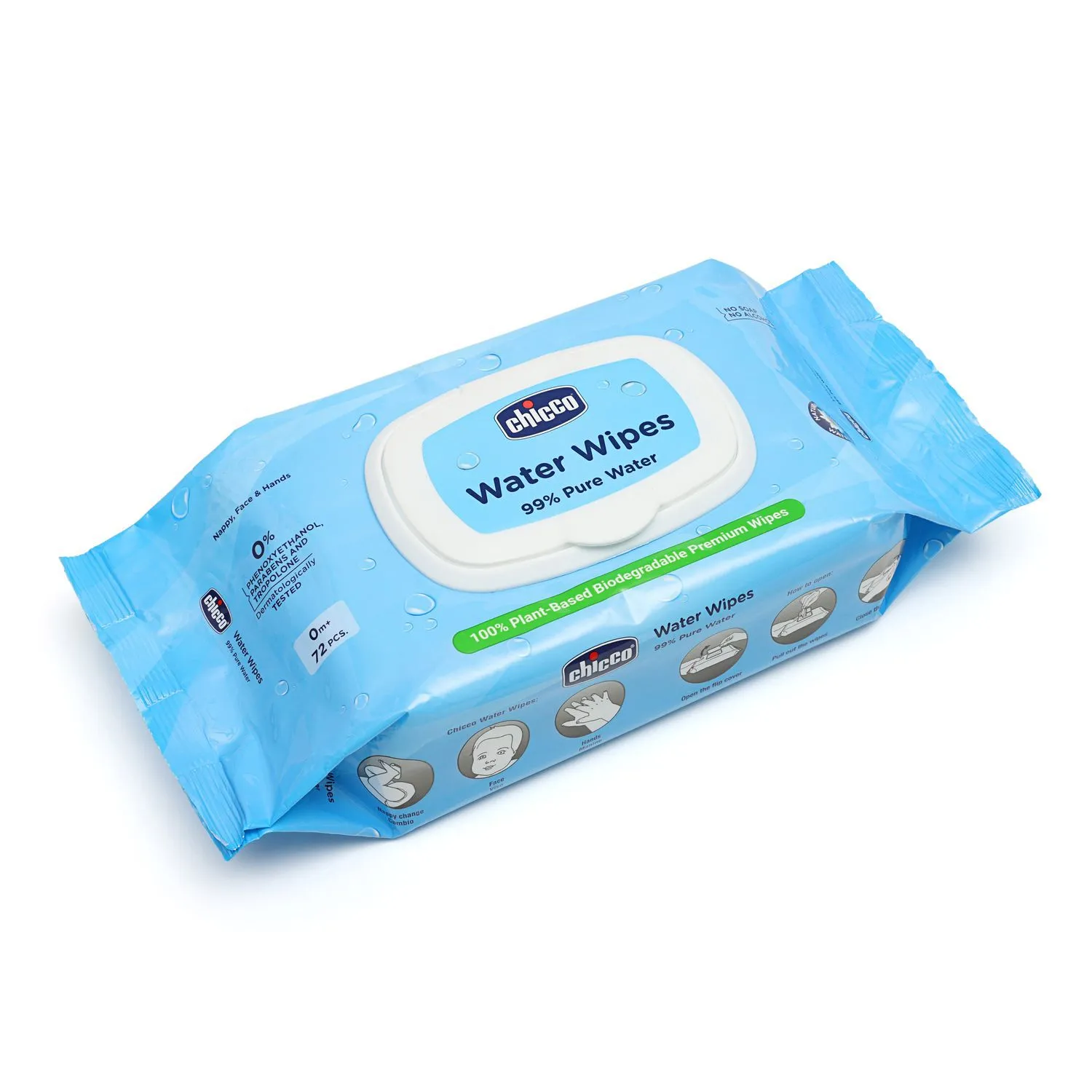 Chicco Water Wipes - 99% Pure Water - Image 3