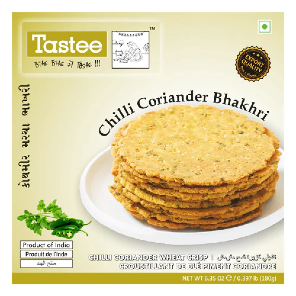 Chilly Coriander Bhakhri