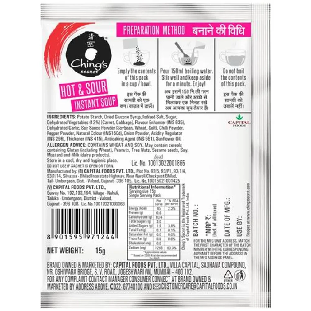 Chings Secret Hot & Sour Instant Soup - Image 13