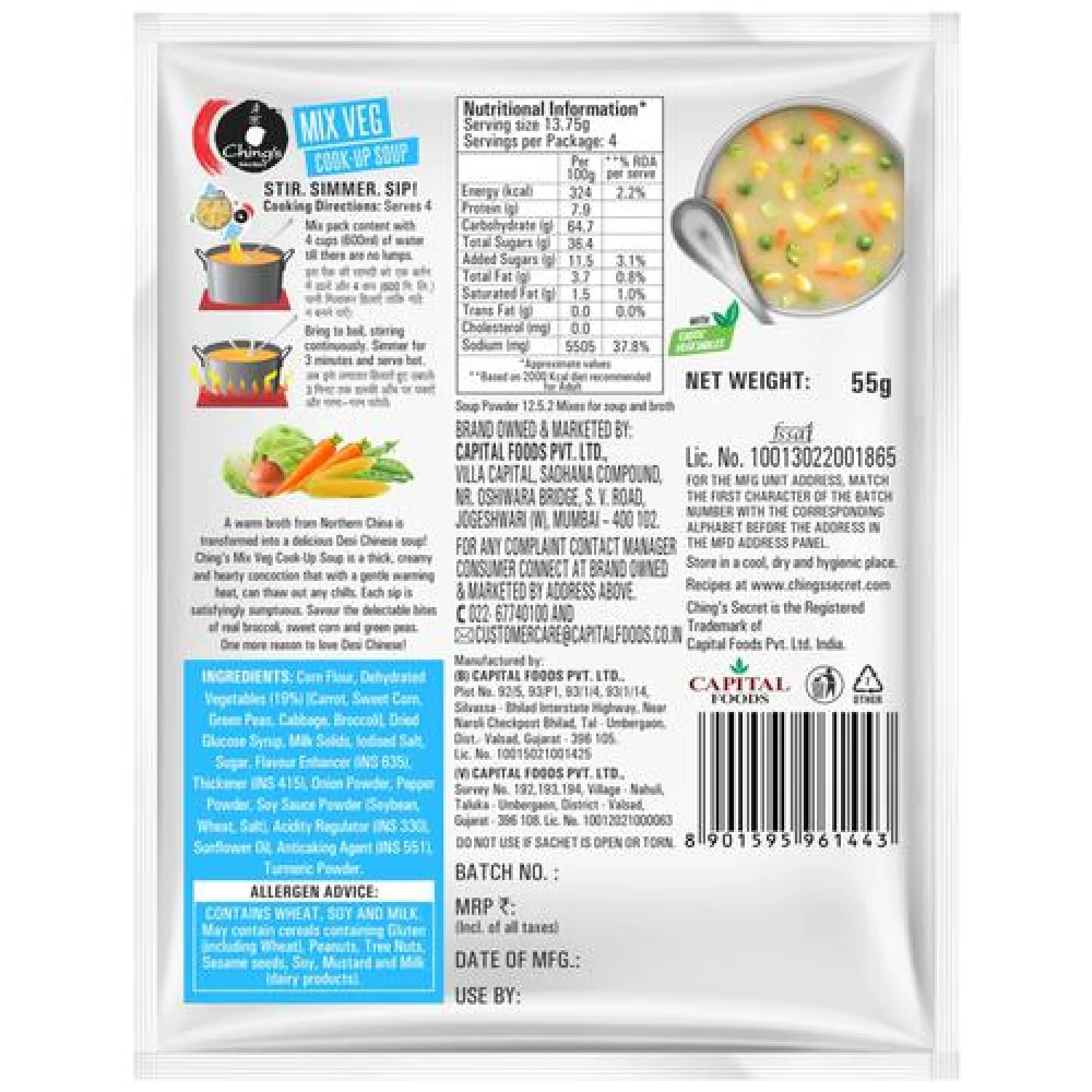 Chings Secret Mix Veg Soup - Image 3