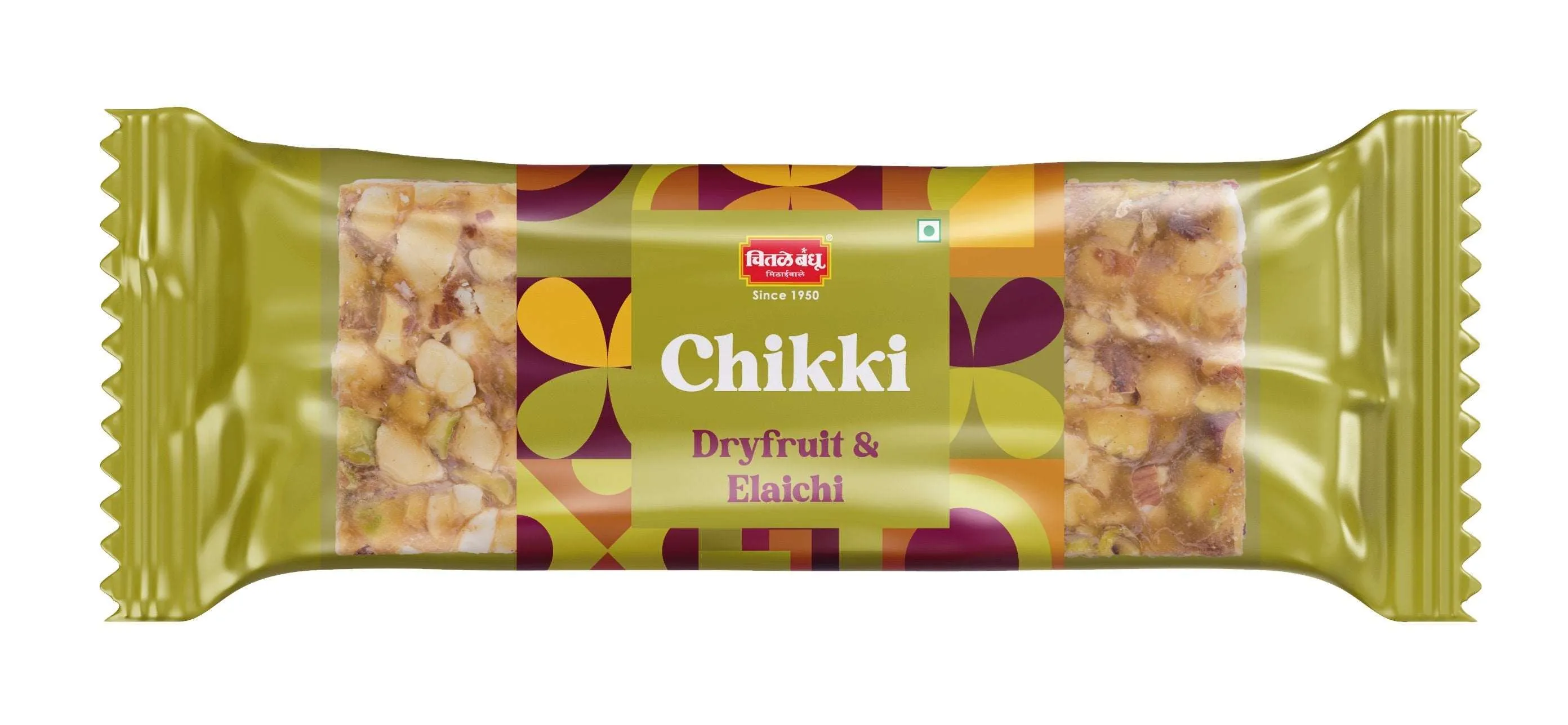 Chitale Bandhu Dryfruit & Elaichi Chikki Pack Of 4