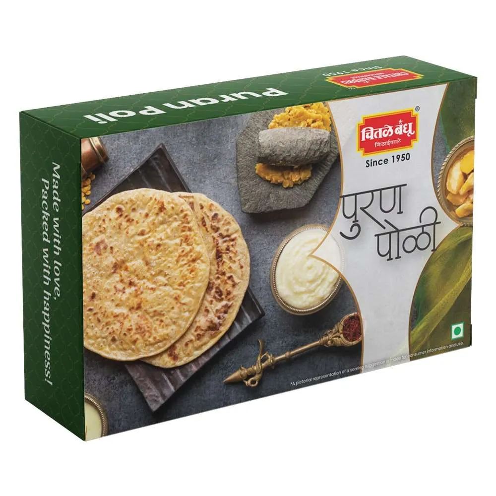 Chitale Bandhu Puran Poli With Ghee Cup - Image 1