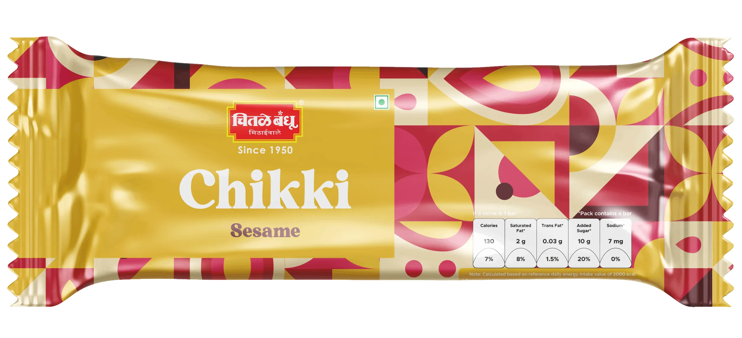 Chitale Bandhu Sesame Chikki Pack Of 4