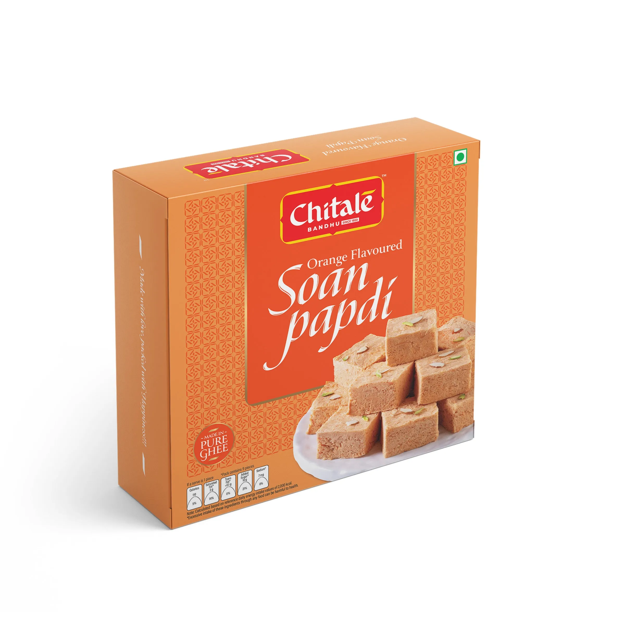 Chitale Bandhu Soan Papdi Orange