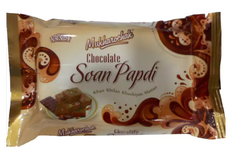 Chocolate Saon Papri Chocolate Saon Papri-Pack Size-200 g(Pack of 4)