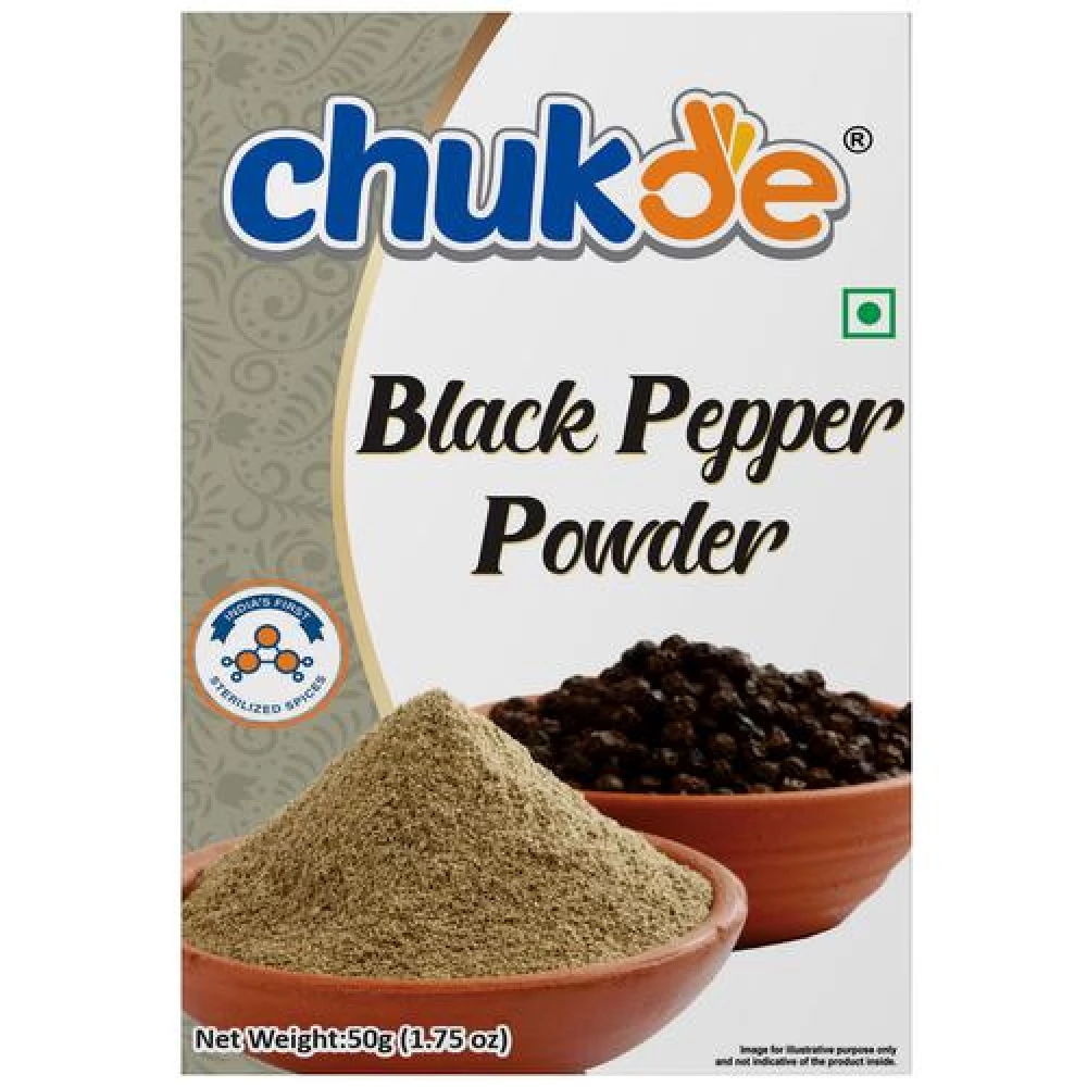 Chukde Black Pepper Powder Chukde Black Pepper Powder--50g