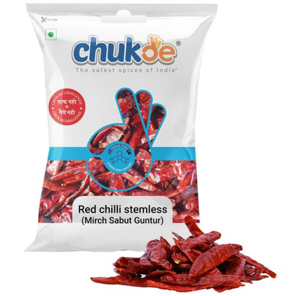 Chukde Chilli Stemless Chukde Chilli Stemless--100g