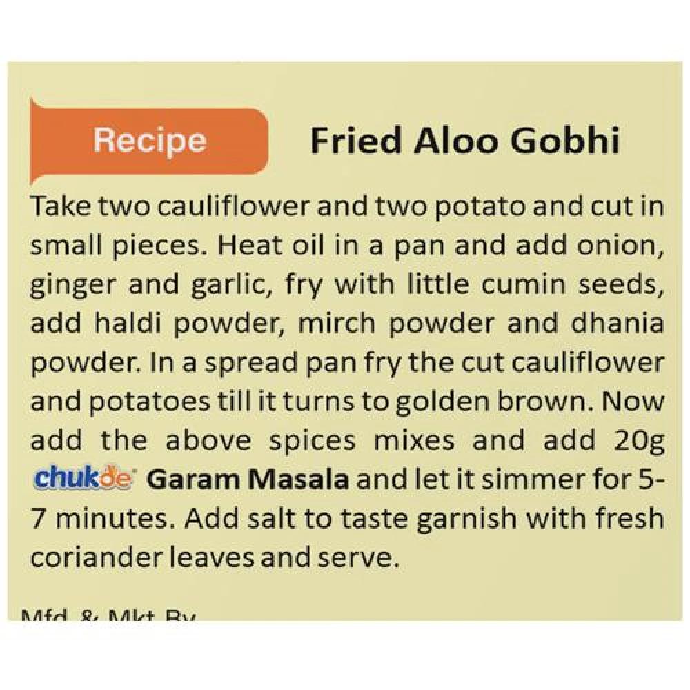 Chukde Garam Masala Powder - Image 6