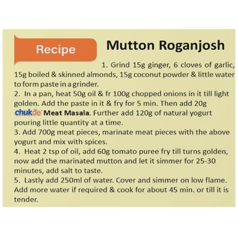 Chukde Meat Masala - Image 6