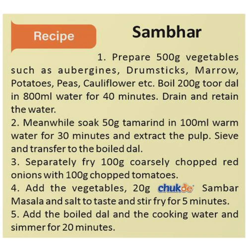Chukde Sambhar Masala - Image 6