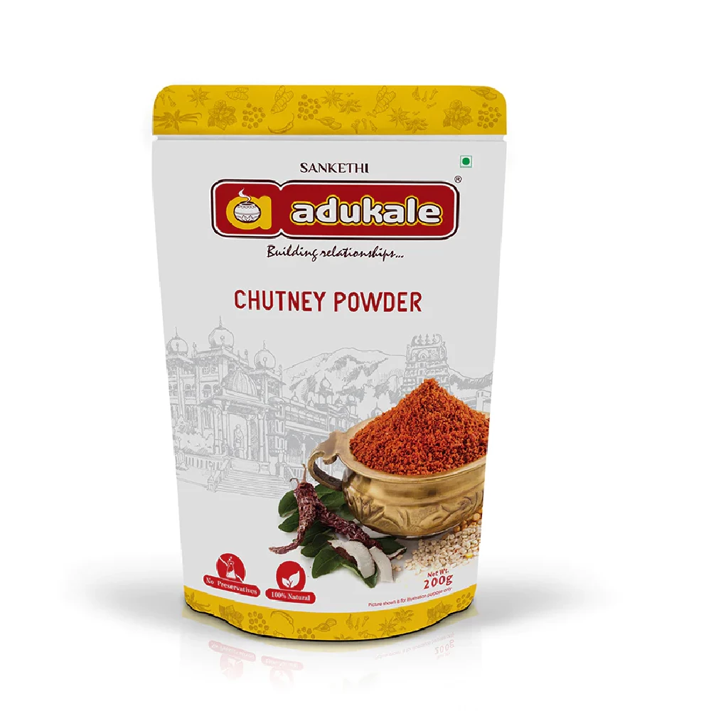 Chutney Powder | Use with Dosa, Idli, Upma, or Curd Rice | Adukale - Image 1