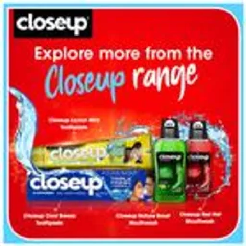 Close Up Closeup Everfresh Red Toothpaste Hot - Image 10