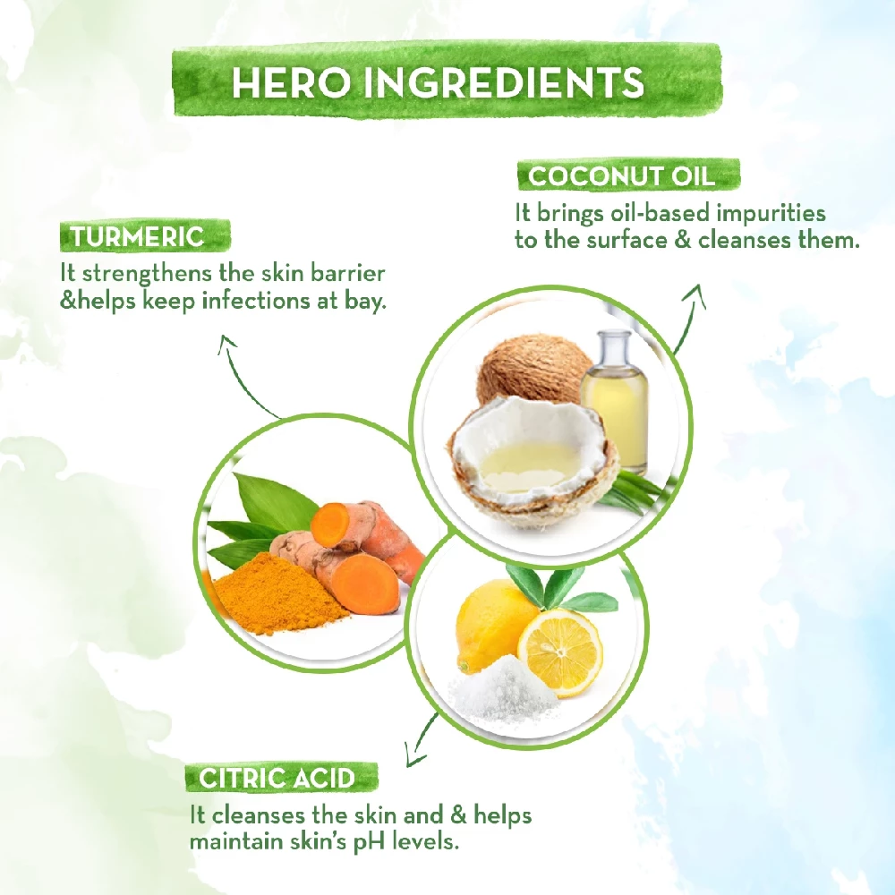 Coco Soft Bathing Bar for Babies with Coconut Oil & Turmeric for Babies - Image 3