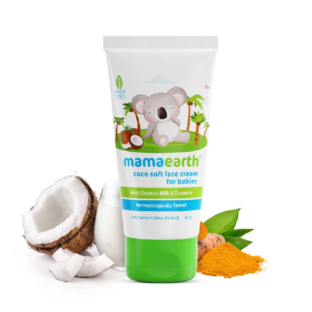 Coco Soft Face Cream With Coconut Milk & Turmeric For Babies