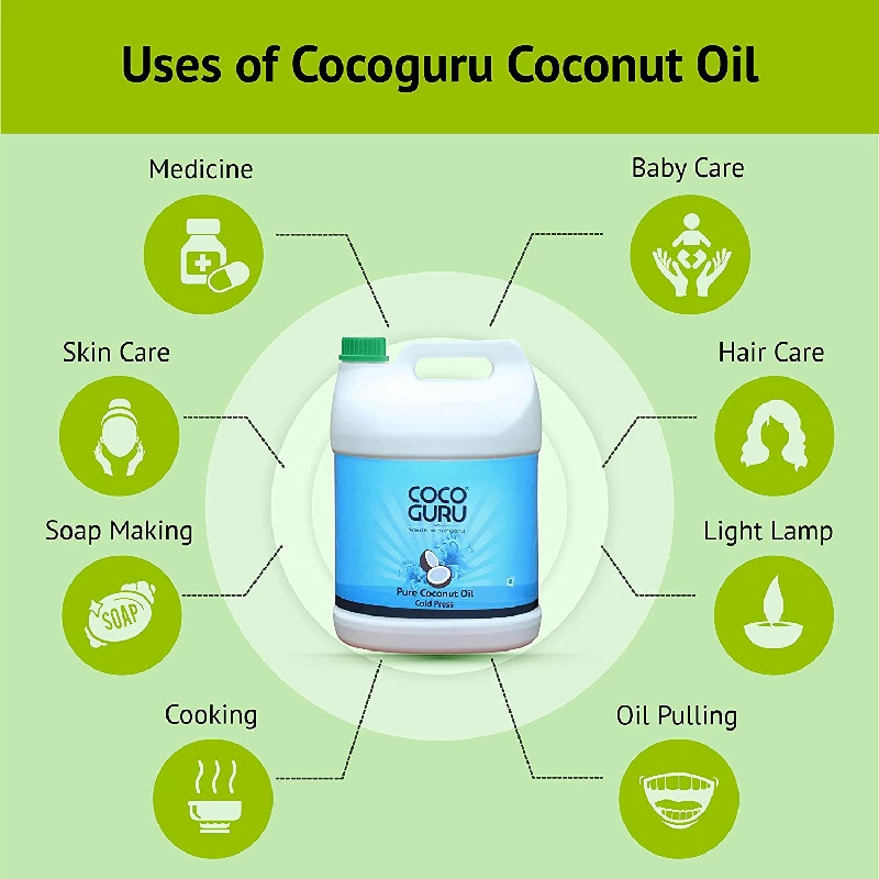 Cocoguru Cold Pressed Coconut Oil - Pouch - Image 3