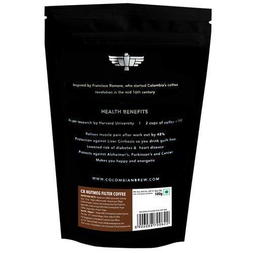 Colombian Brew Coffee Nutmeg Filter Coffee - Arabica Roast & Ground - Image 2