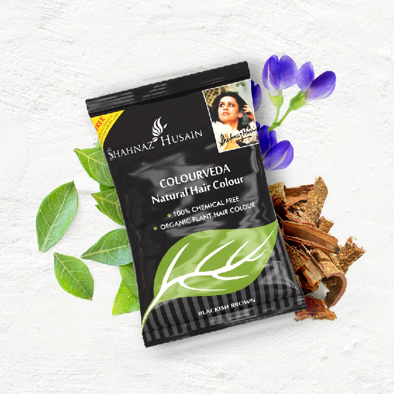 Colourveda Natural Hair Colour (Blackish Brown) - Image 4