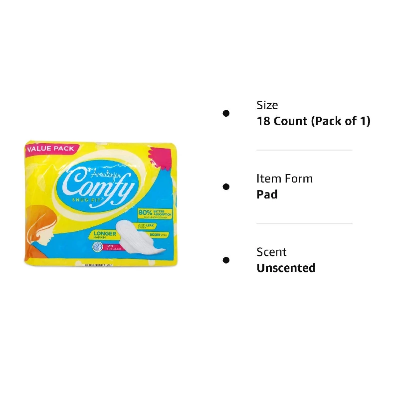 Comfy Snug Fit Value Pack Sanitary Pads - Image 5