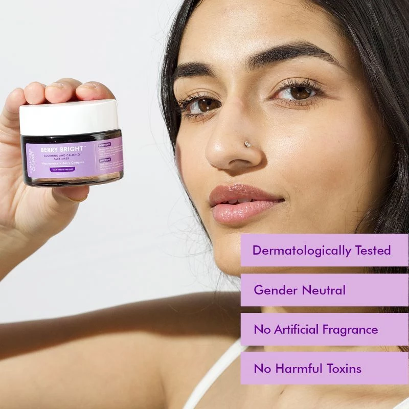 Conscious Chemist Berry Bright Soothing & Calming Face Mask For All Skin Types - Image 6