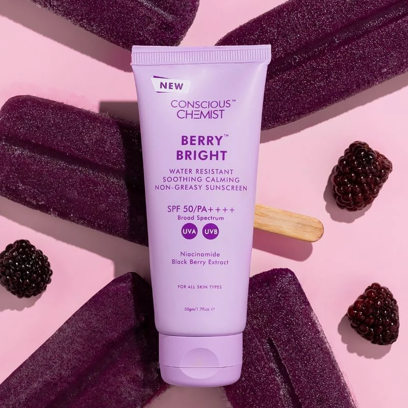 Conscious Chemist Berry Bright Sunscreen SPF 50 PA++++ - Image 7
