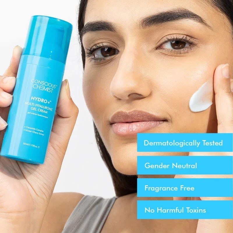 Conscious Chemist Hyaluronic Acid Lightweight Gel Cream with Ceramides - Image 6