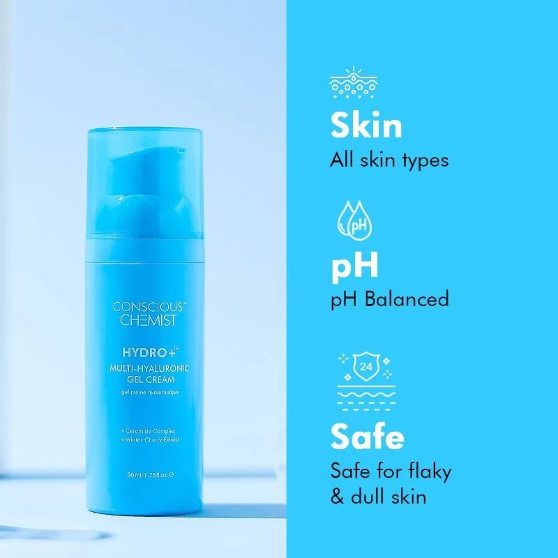 Conscious Chemist Hyaluronic Acid Lightweight Gel Cream with Ceramides - Image 7
