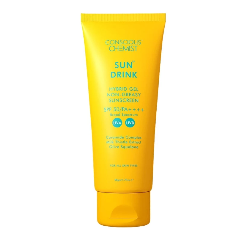 Conscious Chemist Sun Drink Hybrid Lightweight Gel Sunscreen SPF50 Pa++++