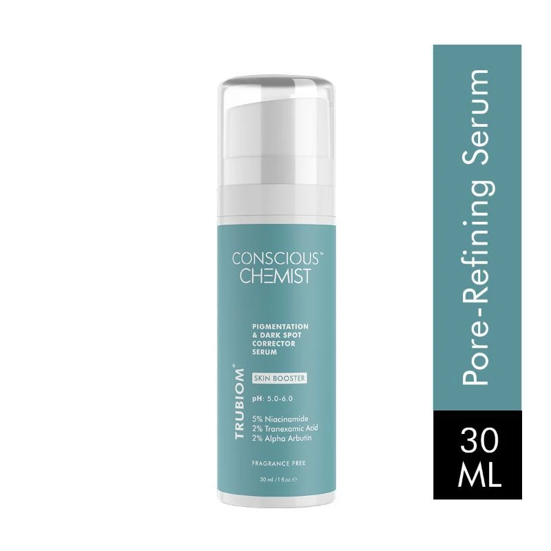 Conscious Chemist Trubiom 5% Niacinamide Serum + 1% Zinc Improves Acne Scar & Uneven Skin Texture Conscious Chemist Trubiom 5% Niacinamide Serum + 1% Zinc Improves Acne Scar & Uneven Skin Texture-Pack Size-30 ml