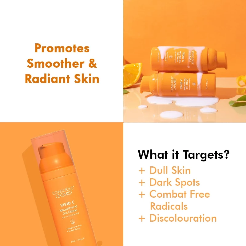 Conscious Chemist Vitamin C Lightweight Gel Cream with Polyglutamic Acid - Image 2