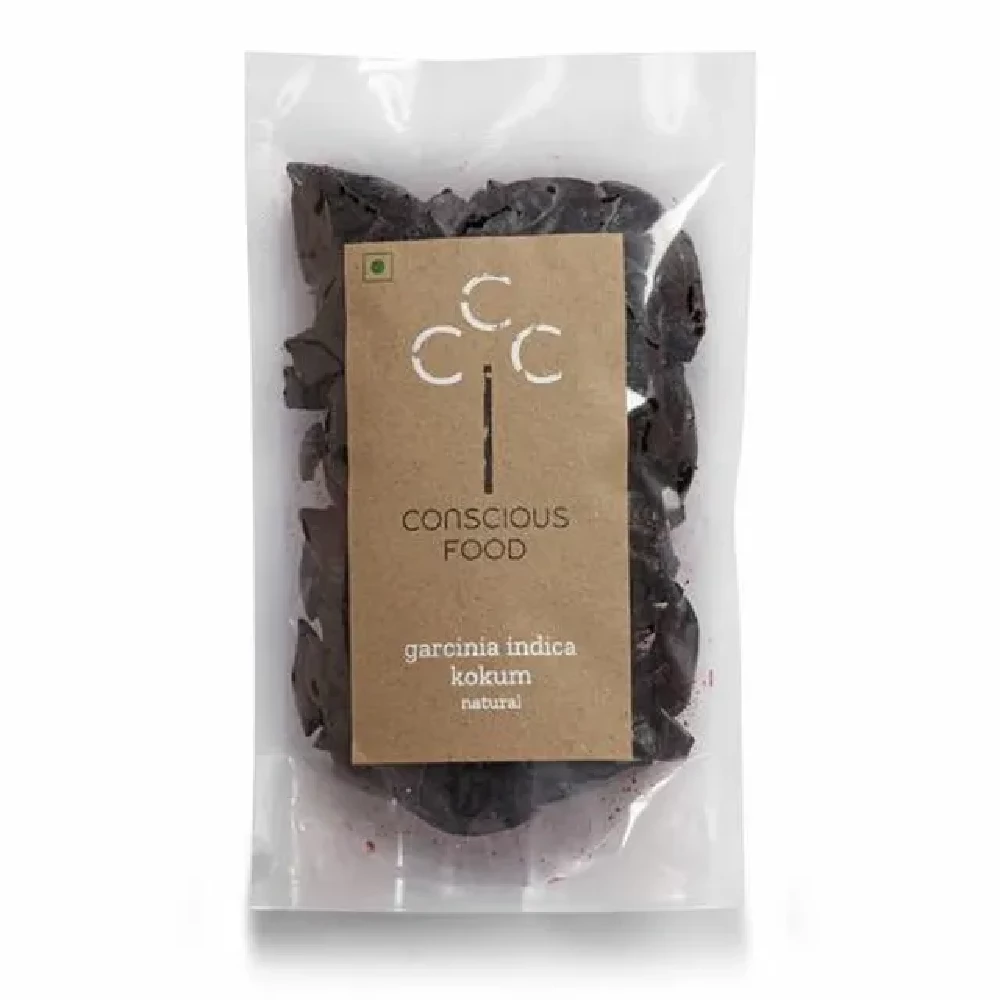 Conscious Food Kokum/Garcinia Indica - Rich In Vitamin C Conscious Food Kokum/Garcinia Indica - Rich In Vitamin C--200 g