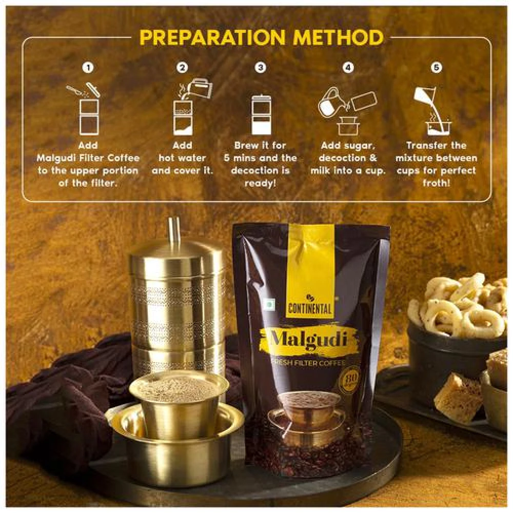 Continental Malgudi Fresh Filter Coffee - 80 Degree - Image 5