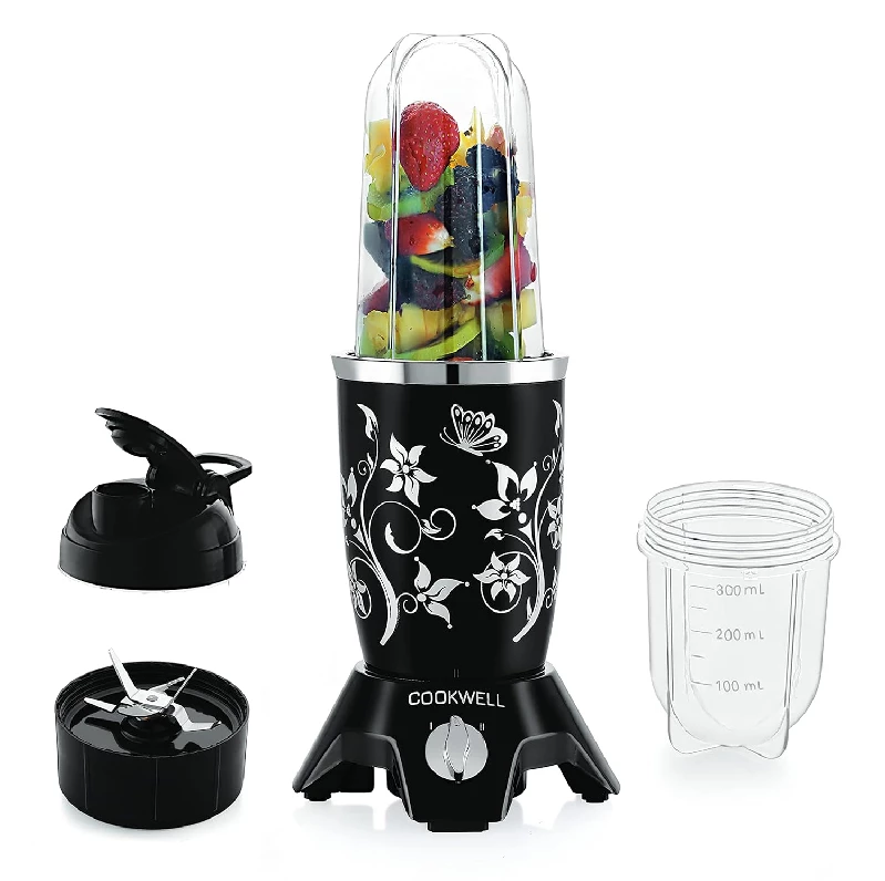 Cookwell Bullet Mixer Grinder-600 Watts Black