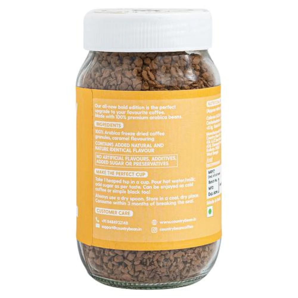 Country Bean Flavoured Instant Coffee - Caramel - Image 2