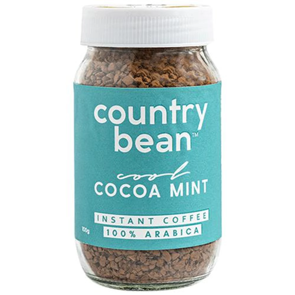 Country Bean Flavoured Instant Coffee - Cocoa Mint Country Bean Flavoured Instant Coffee - Cocoa Mint--100 g