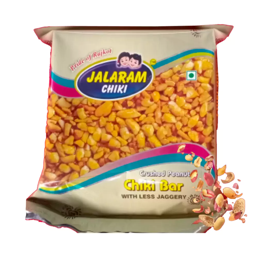 Crushed Peanut Chiki With Less Jaggery Crushed Peanut Chiki With Less Jaggery-Pack Size-450 g