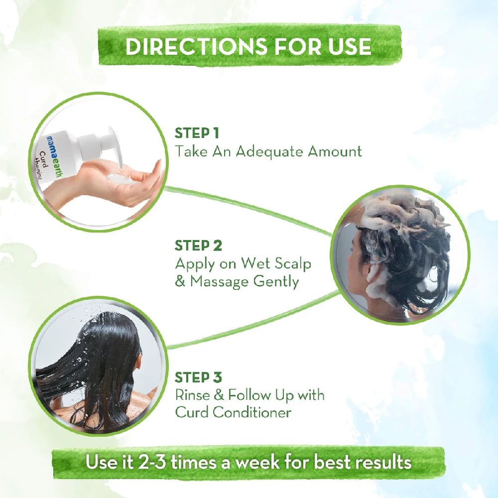 Curd Smoothening Shampoo with Curd & Keratin for Smooth & Shiny Hair - Image 3