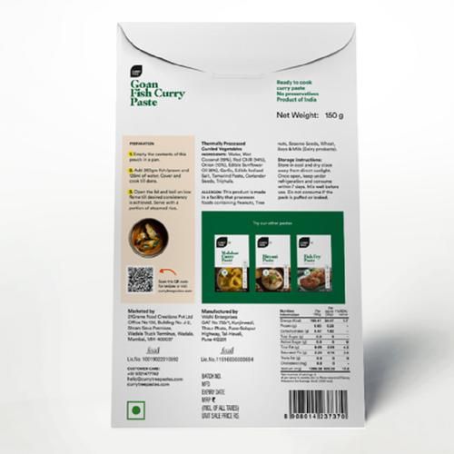 Curry Tree Goan Fish Curry Cooking Paste - Ready To Cook Spice Mix - Image 3