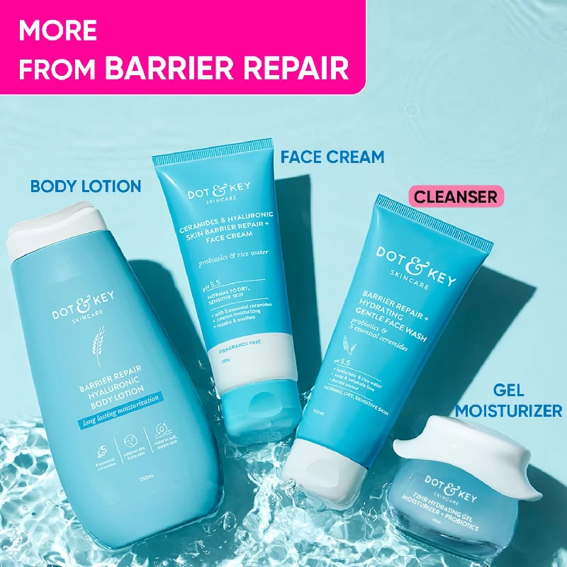 DOT & KEY Barrier Repair + Hydrating Gentle Face Wash With Probiotic - Image 7