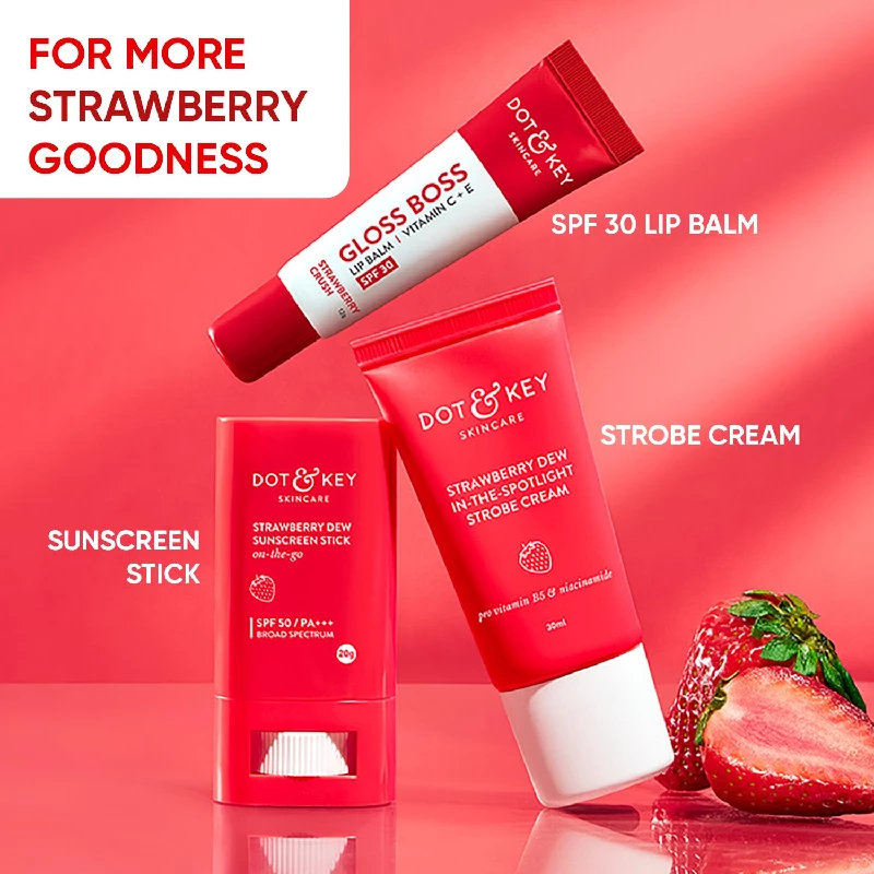 DOT & KEY Strawberry Dew Strobe Cream For Face Skin Radiance Cream - Image 7